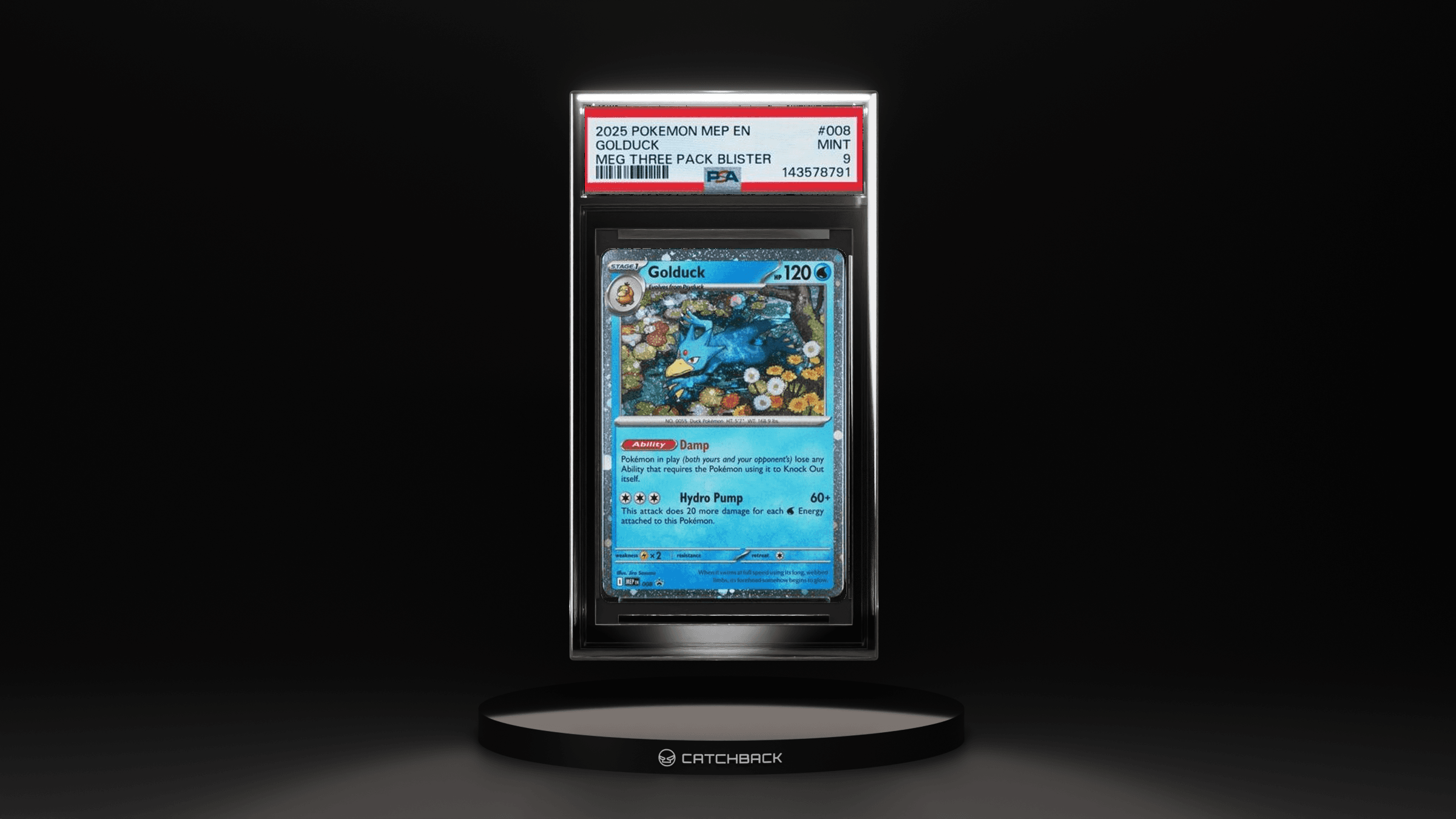 Golduck Meg Three Pack Blister