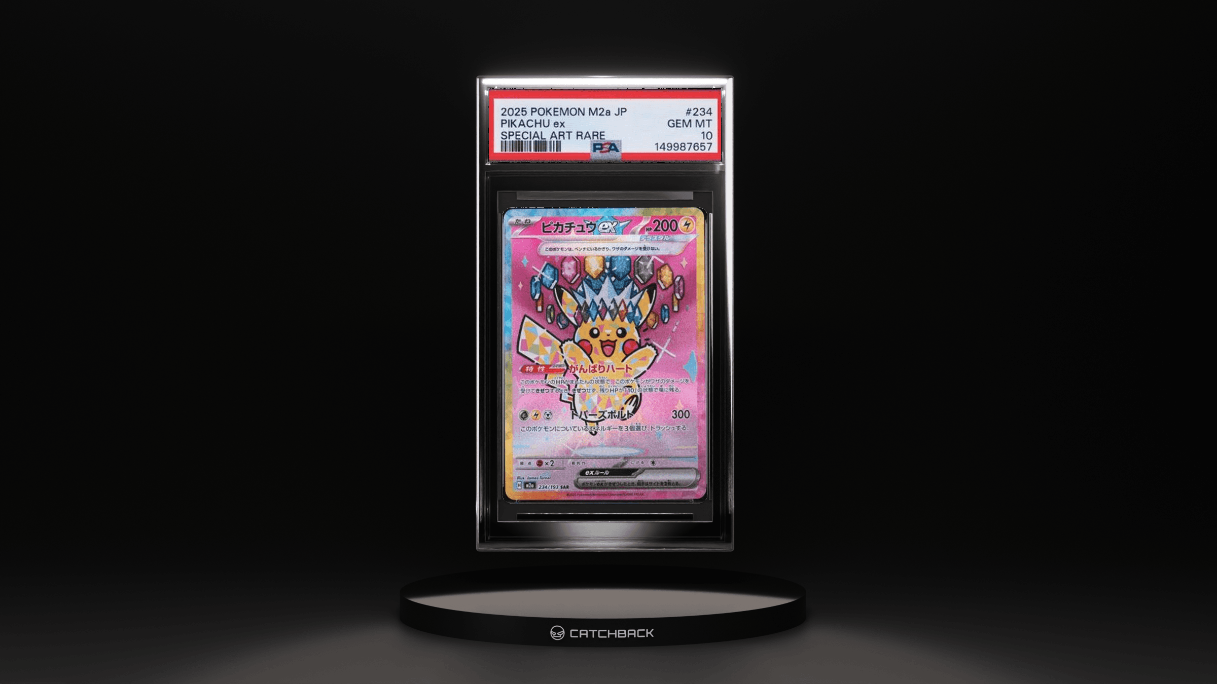 Pikachu Ex Special Art Rare