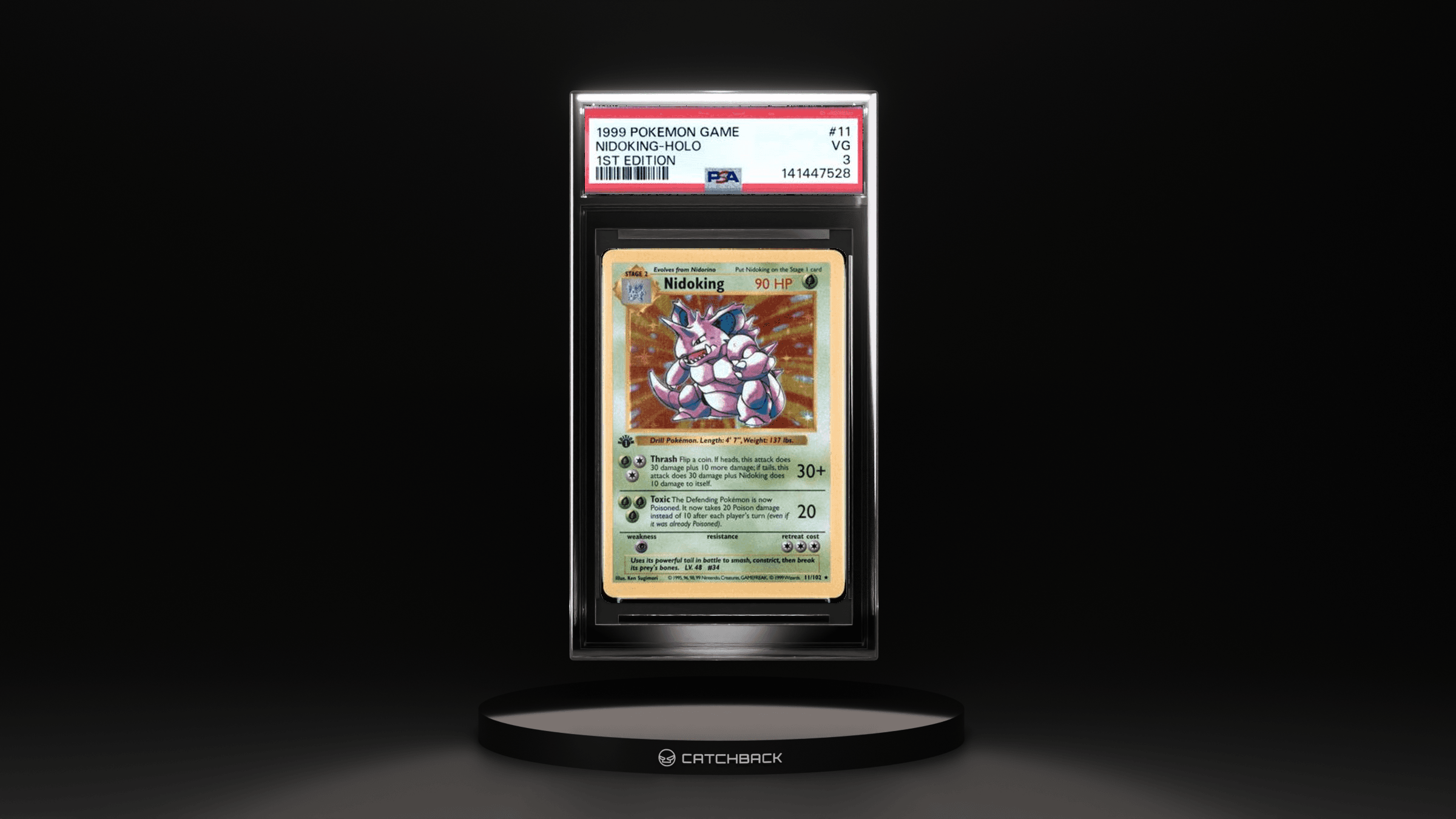 Nidoking-holo 1st Edition