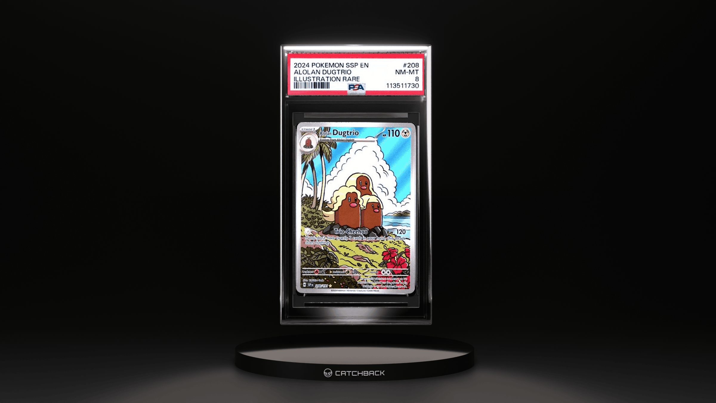 Alolan Dugtrio Illustration Rare