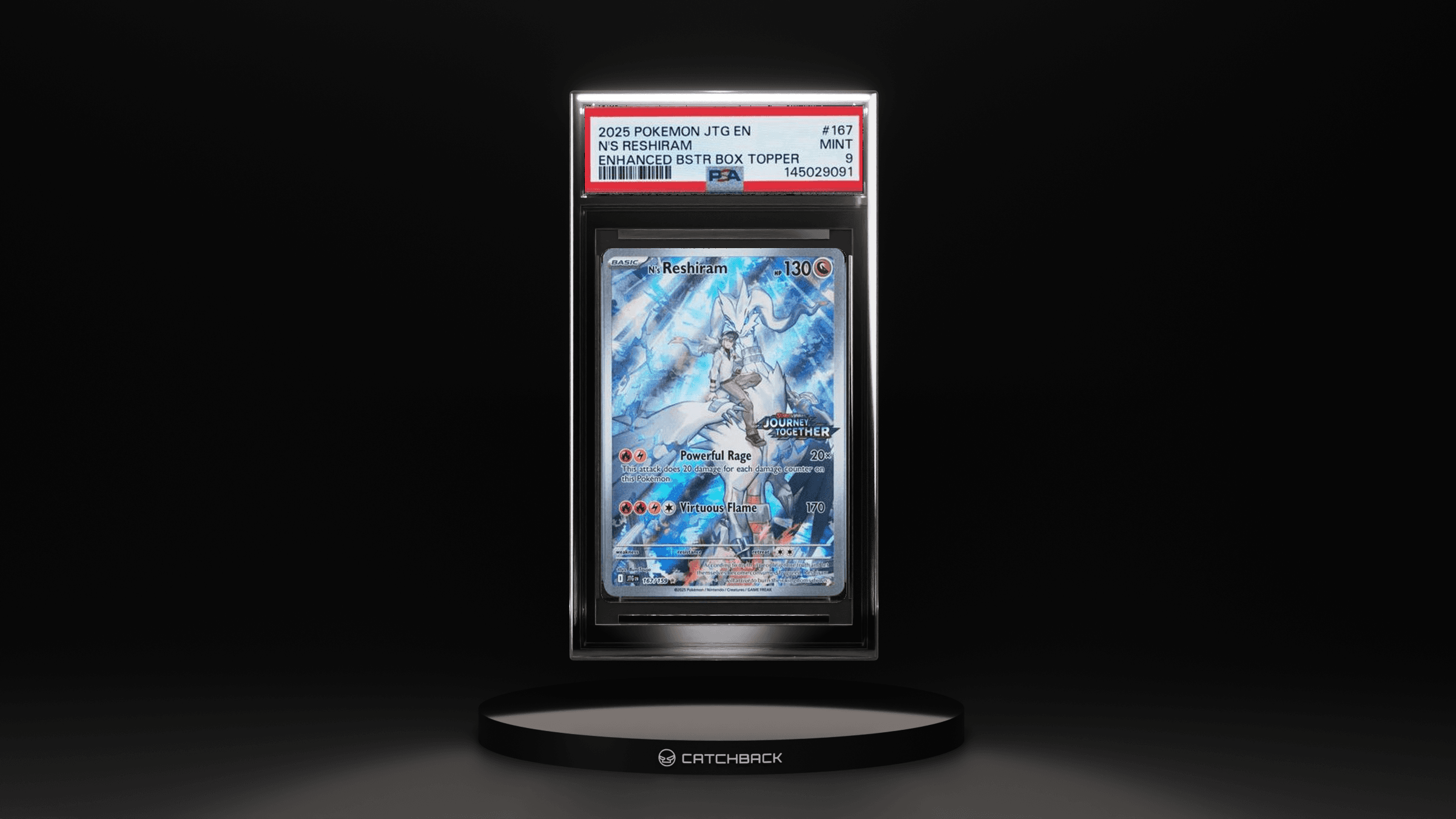 N's Reshiram Enhanced Bstr Box Topper
