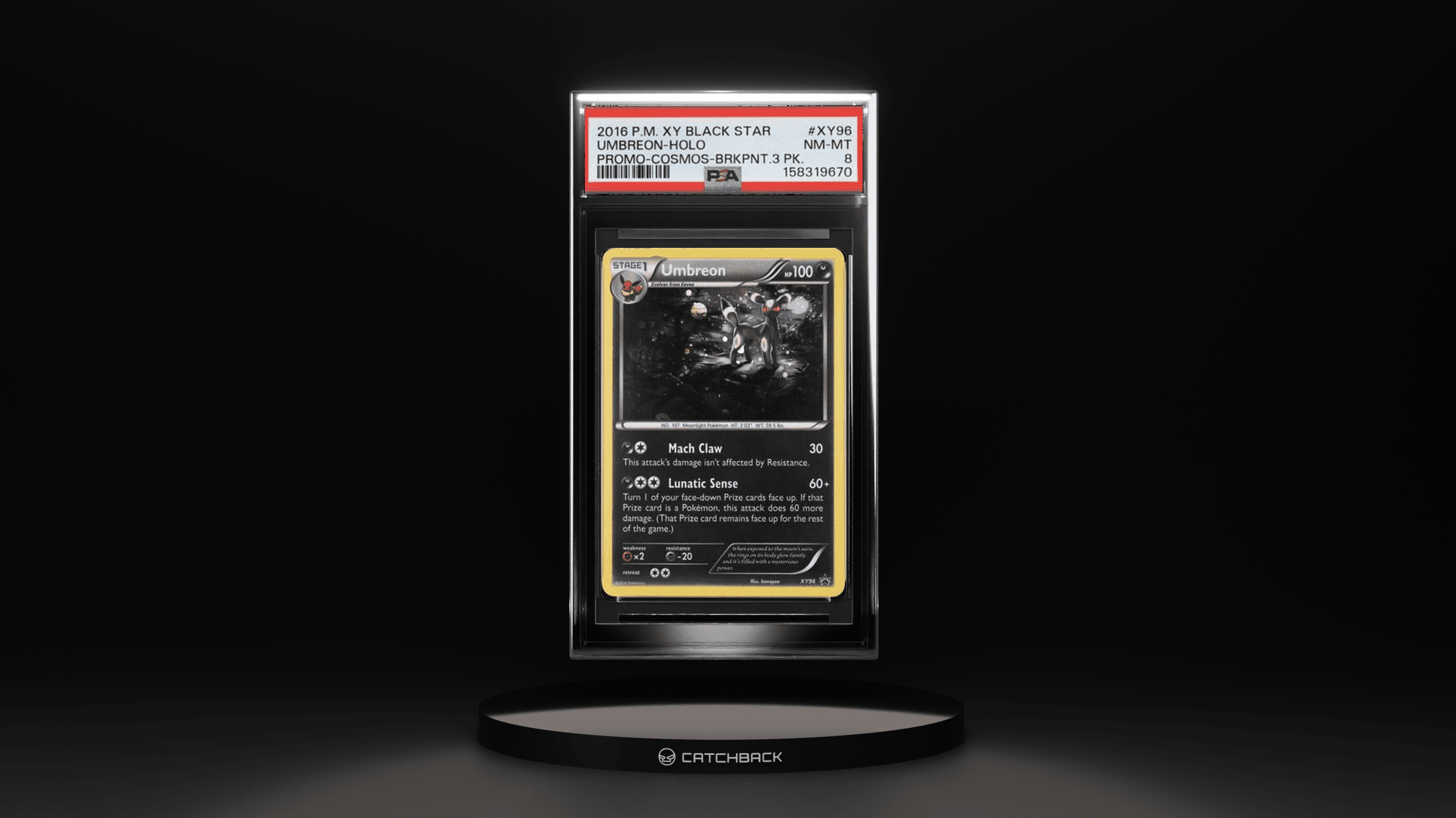 Umbreon-holo Promo-cosmos-brkpnt.3 Pk.