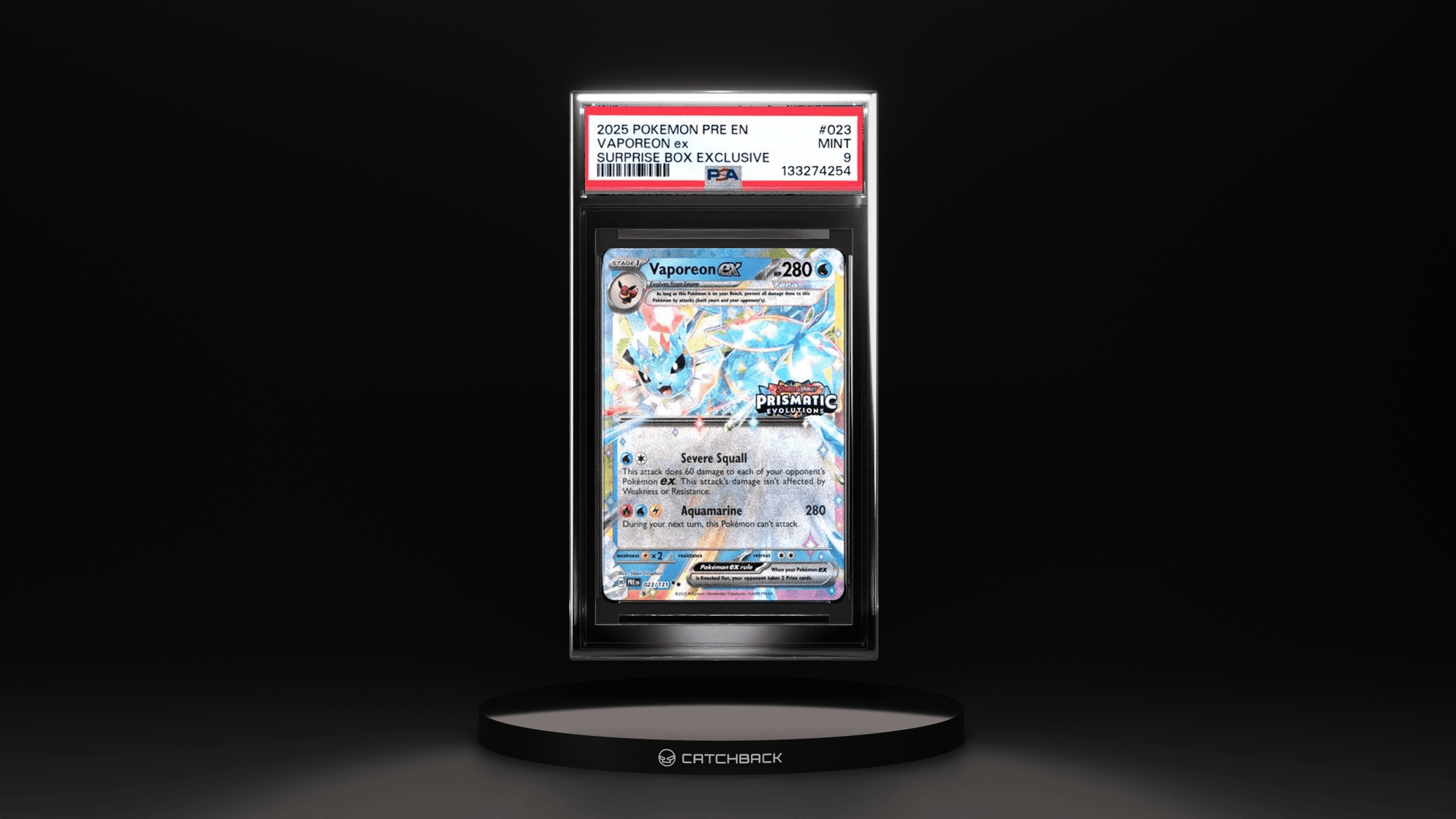 Vaporeon Ex Surprise Box Exclusive