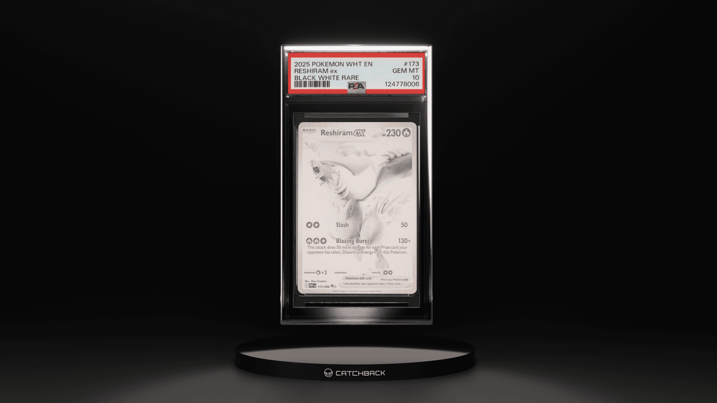 Reshiram Ex Black White Rare