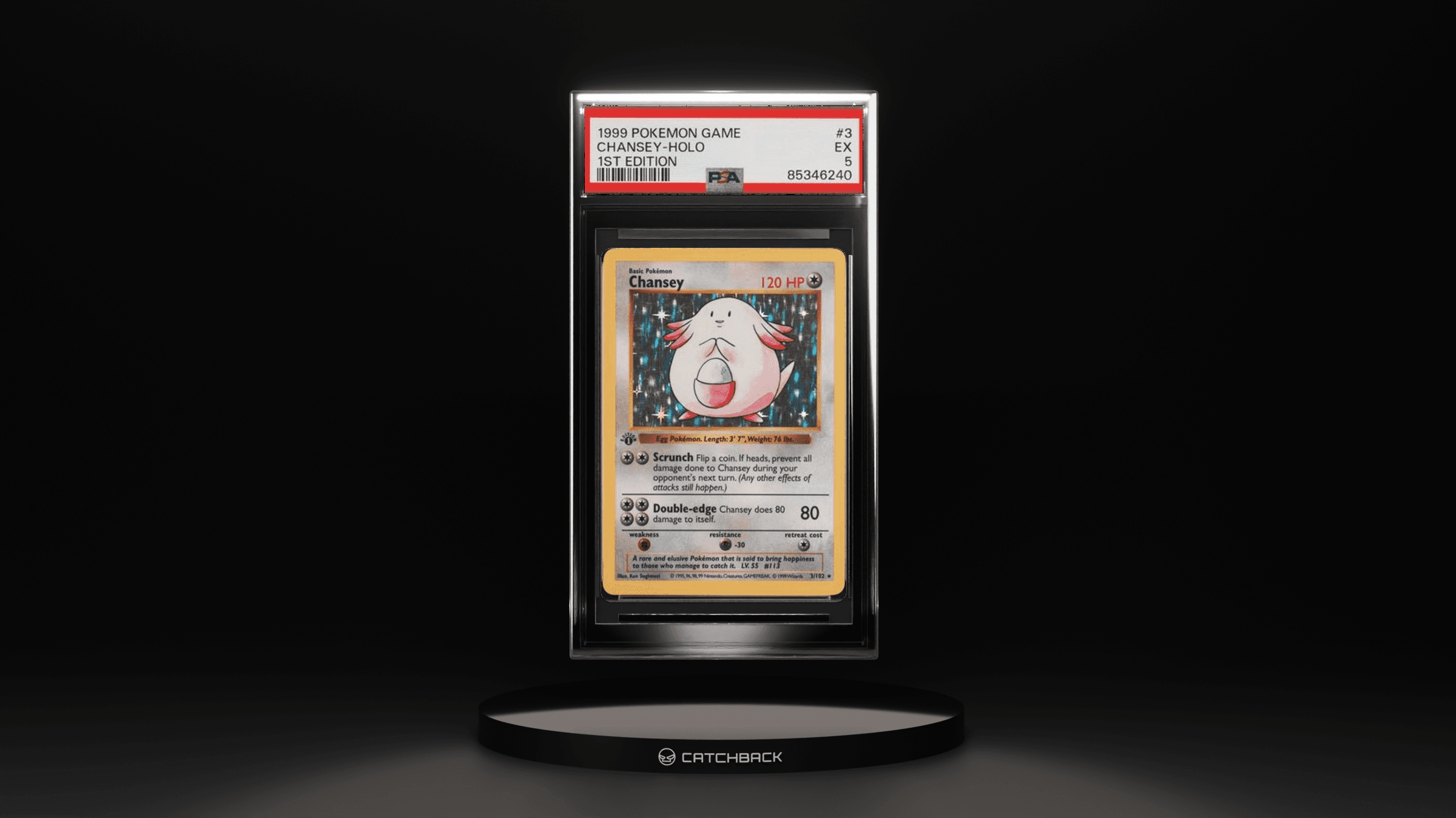 Chansey-holo 1st Edition