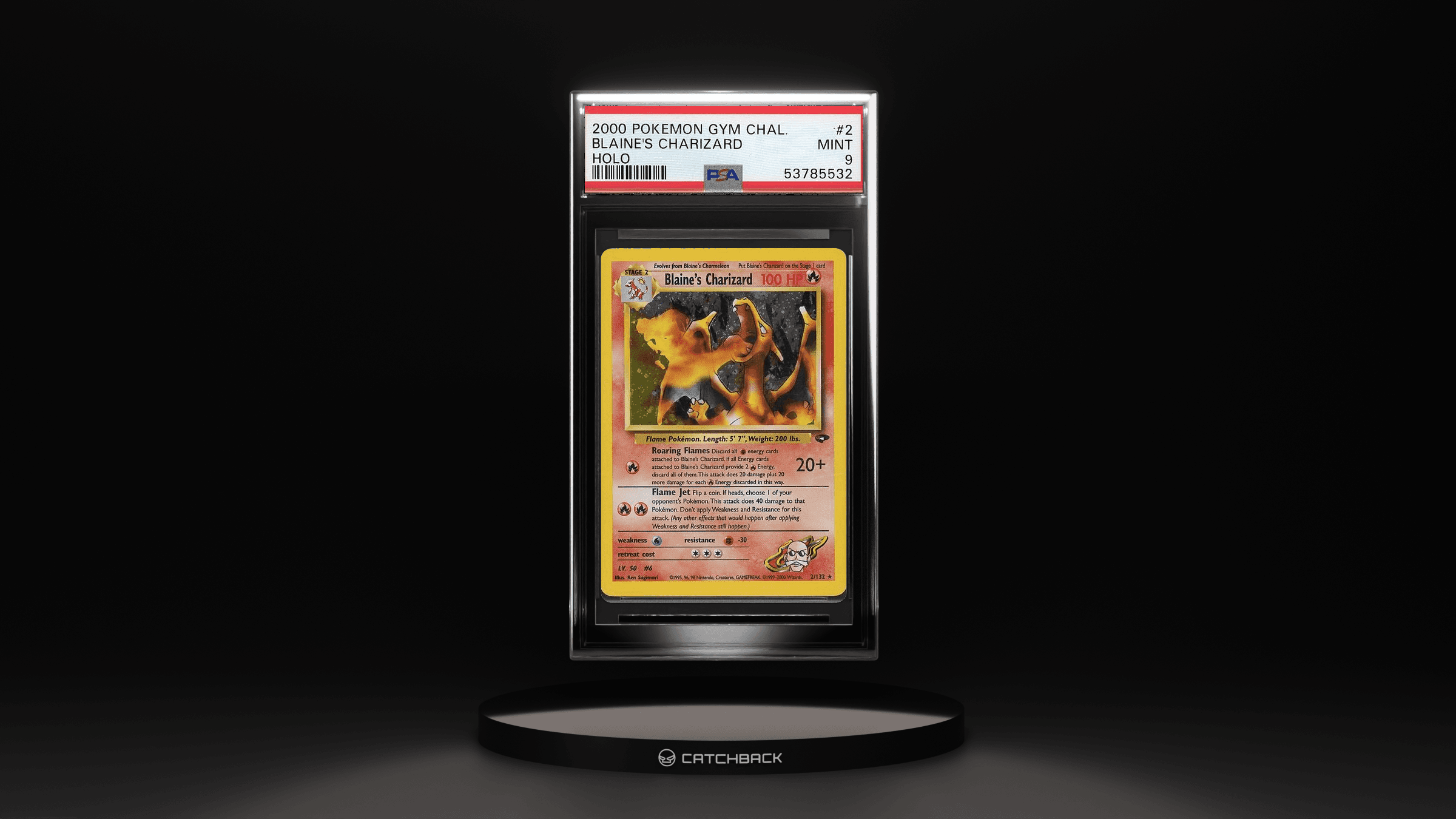 Blaine's Charizard Holo