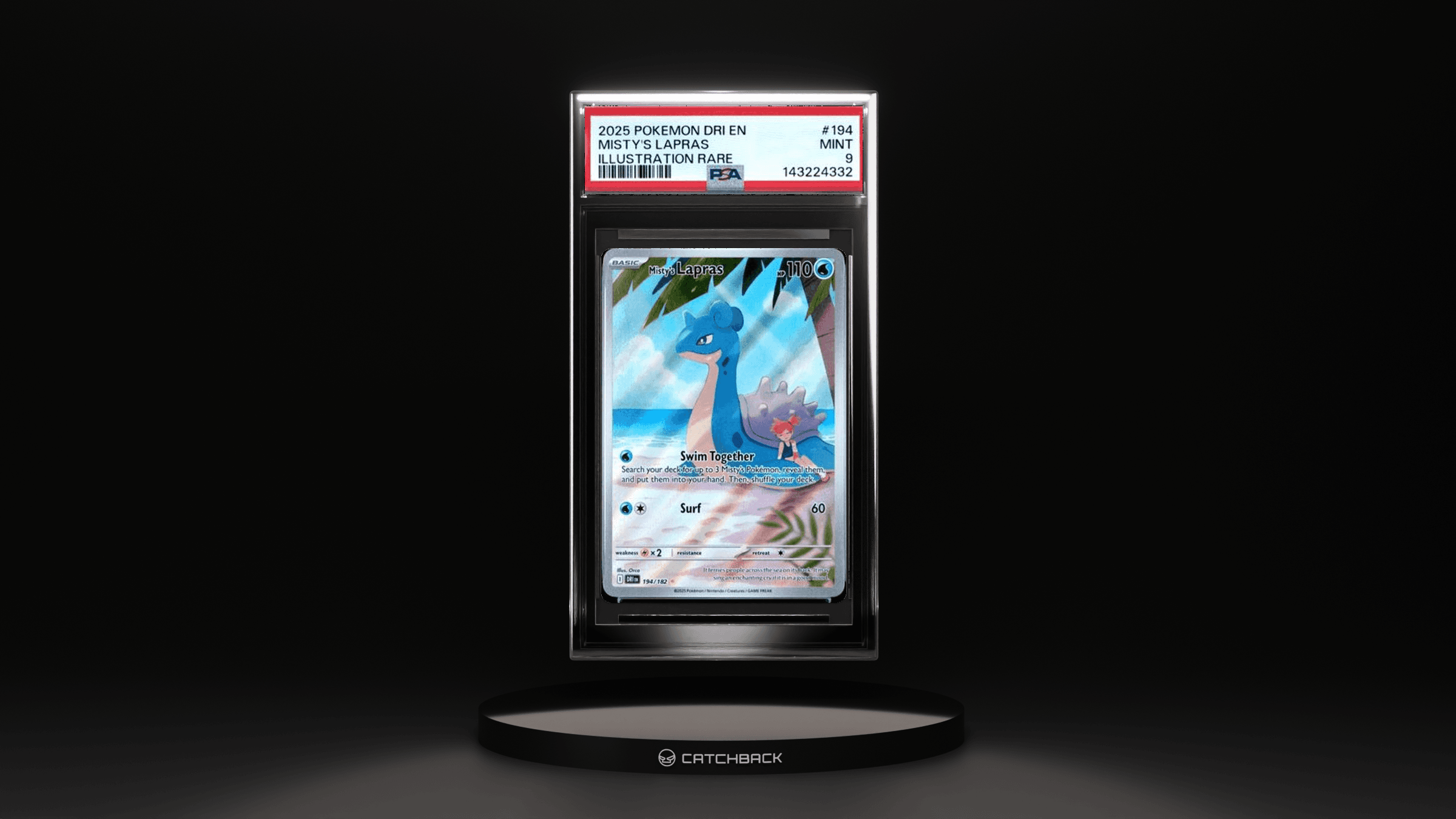 Misty's Lapras Illustration Rare