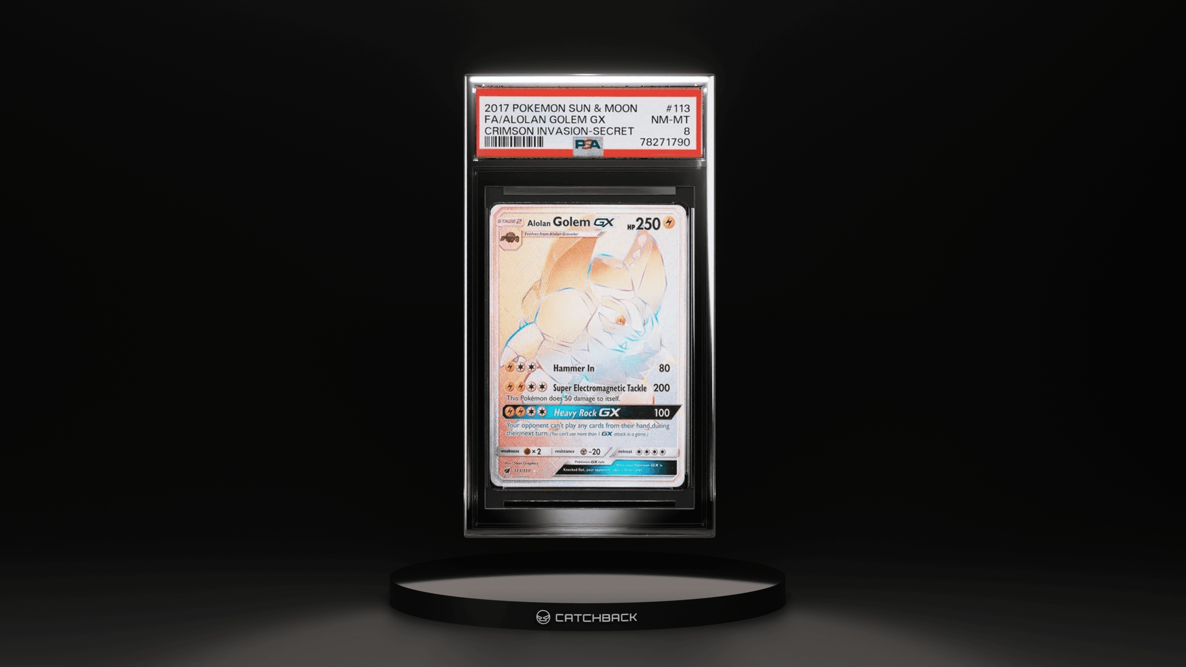 Fa/ Alolan Golem Gx Crimson Invasion-secret