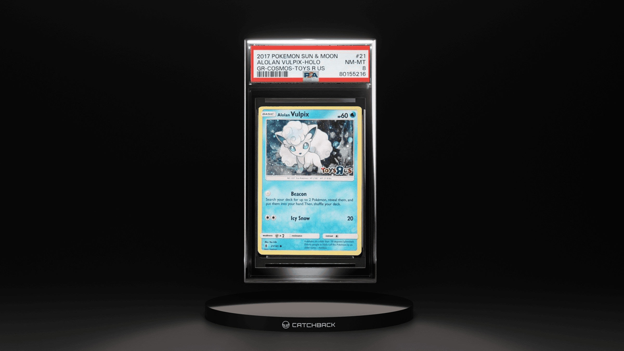 Alolan Vulpix-holo Gr-cosmos-toys R Us