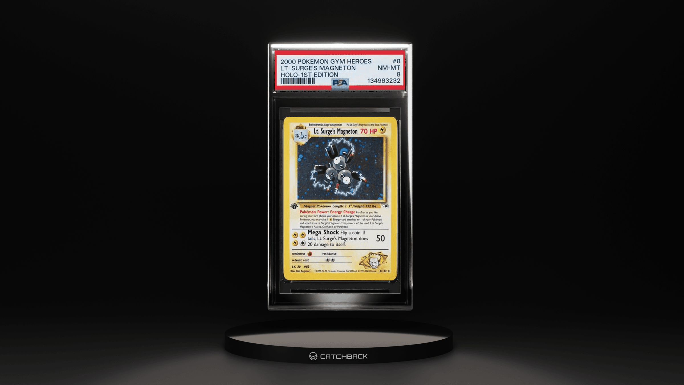 Lt. Surge's Magneton Holo-1st Edition