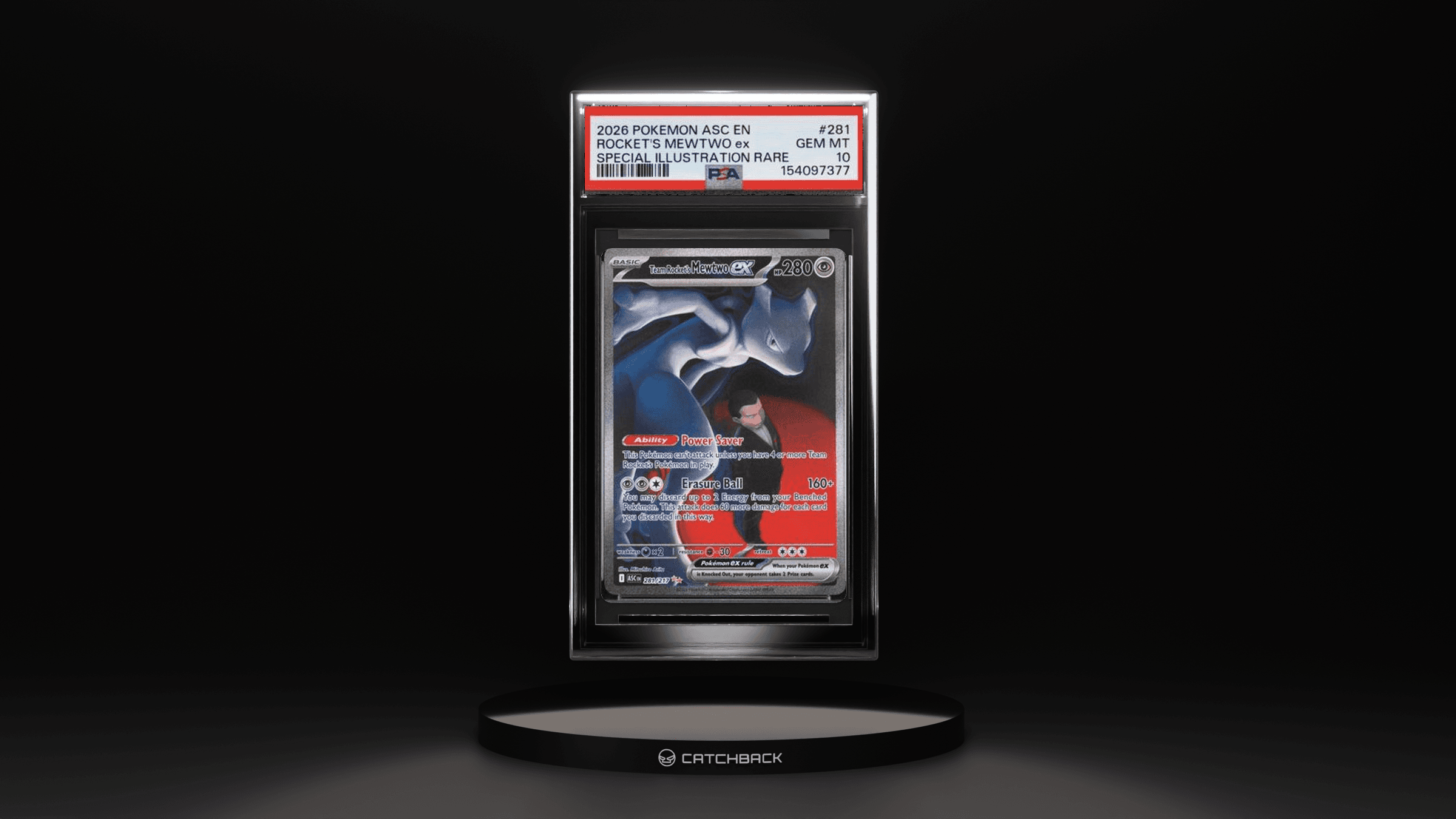 Rocket's Mewtwo Ex Special Illustration Rare