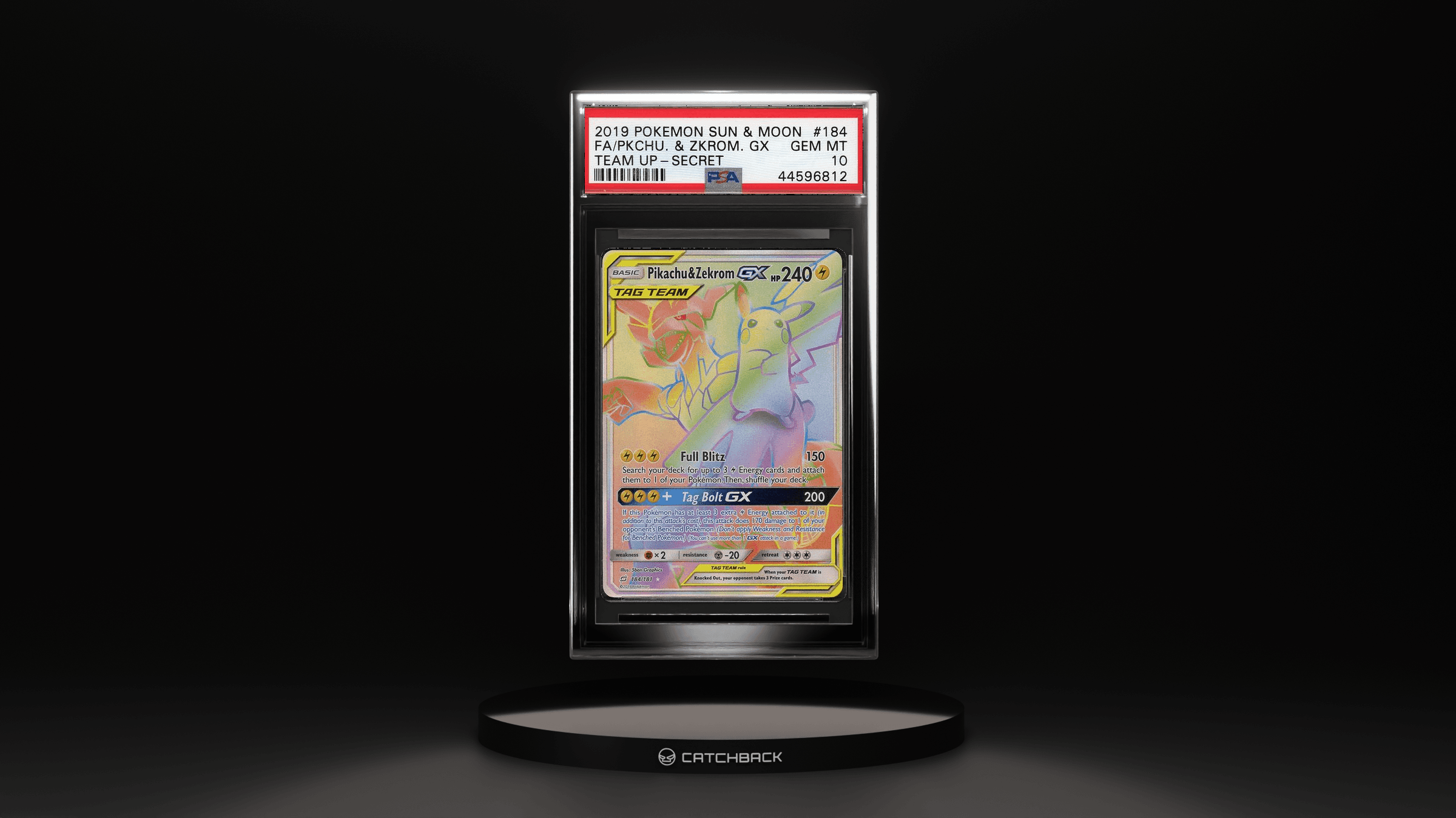 Pikachu & Zekrom Gx Team Up-secret-fa