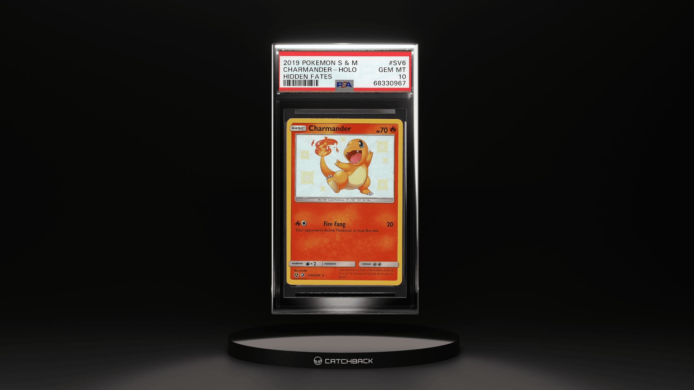 Charmander-holo Hidden Fates