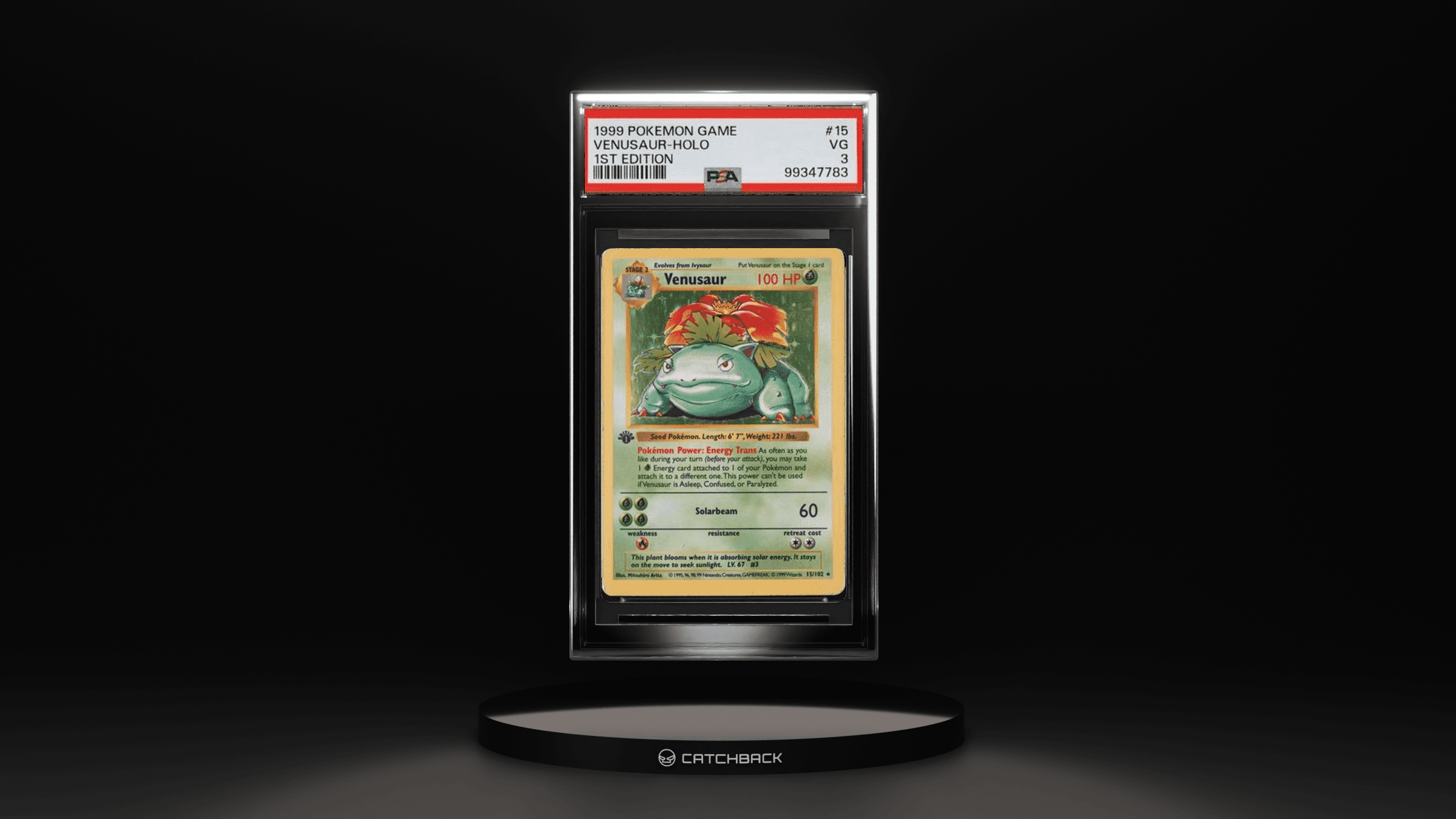 Venusaur-holo 1st Edition
